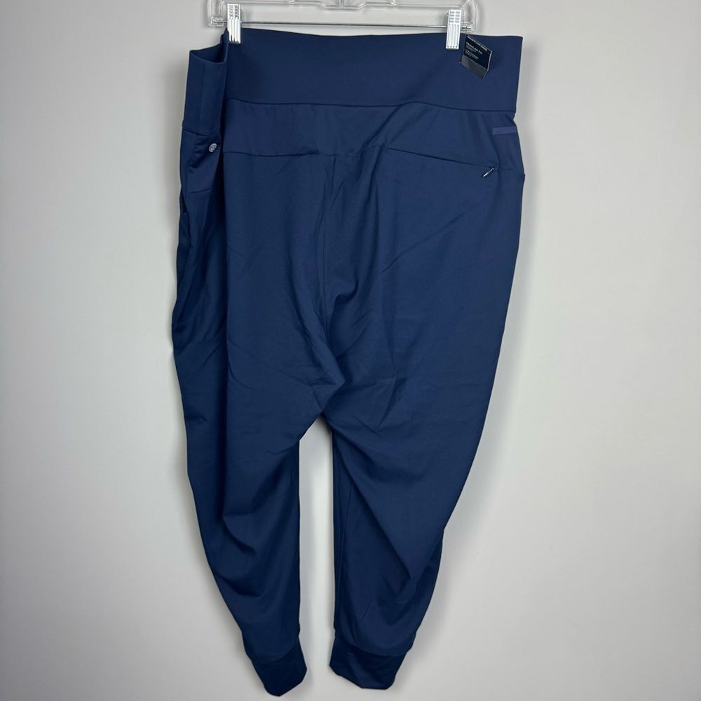 ADIDAS | NEW Plus Size Tapered Leg Golf Pants Navy Blue Women’s Size 2X-Large - Picture 7 of 12